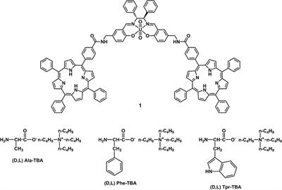 Enantiomeric Recognition of α-Aminoacids by a Uranyl Salen-Bis-Porphyrin Complex